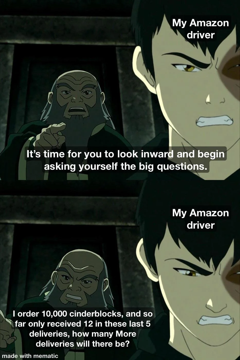 I am going to make this guy rage quit one way or another.