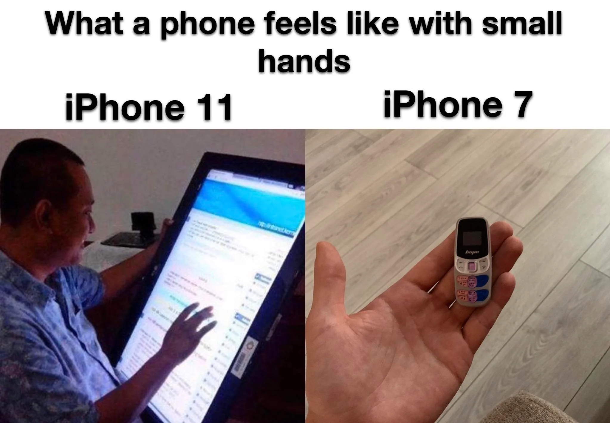 I have baby hands