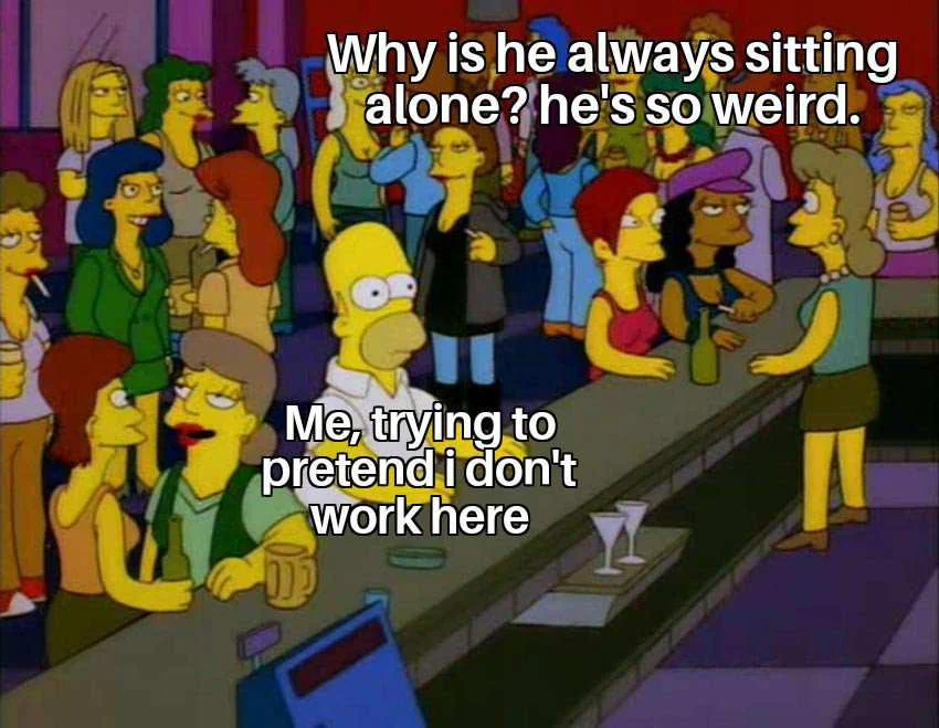 I hope I'm invisible