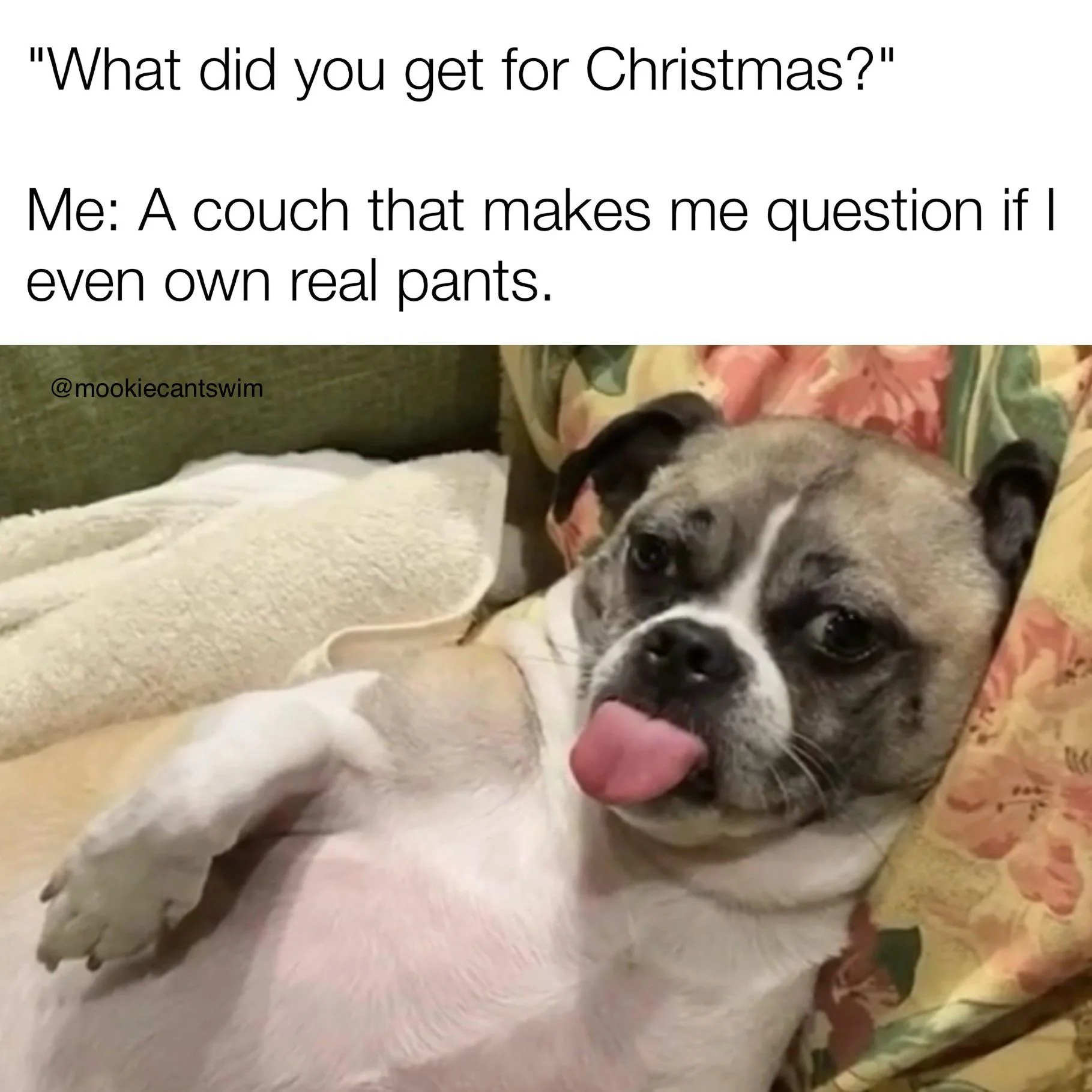 I practically owe the couch rent at this point.