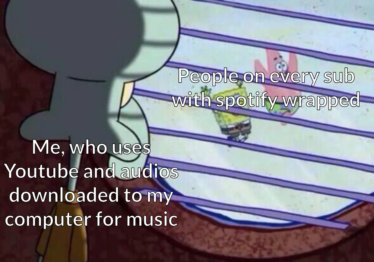 I see Spotify wrapped everywhere I go on this website.