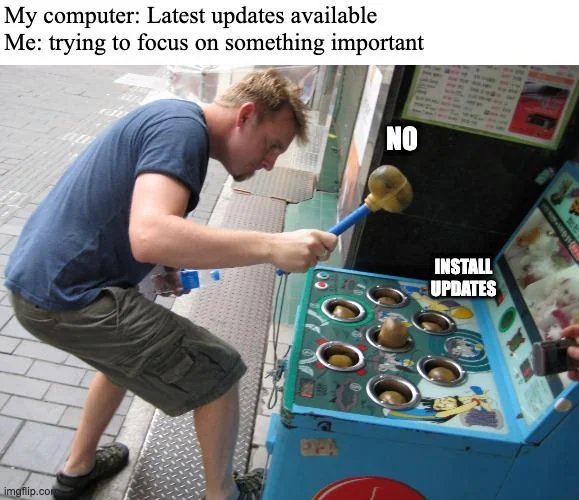 I wish computer would take no for an answer