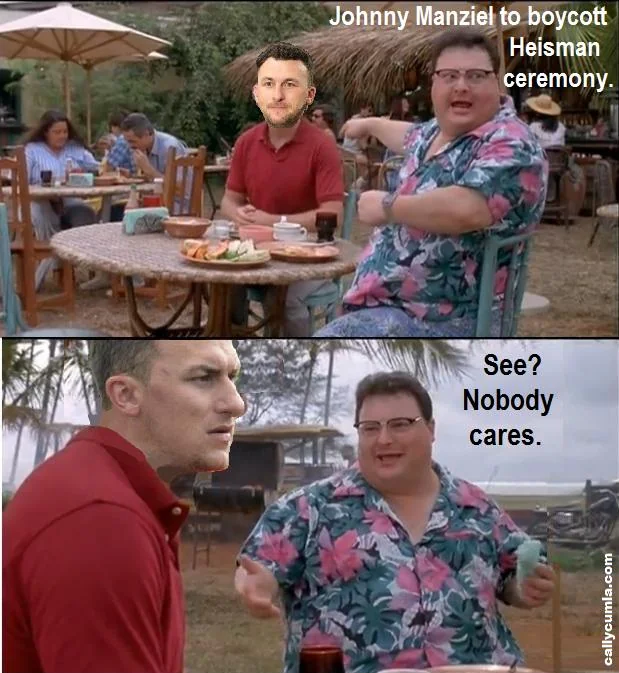 I won't be there either