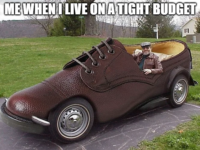 If I can't afford a car, at least I could afford some fancy shoes
