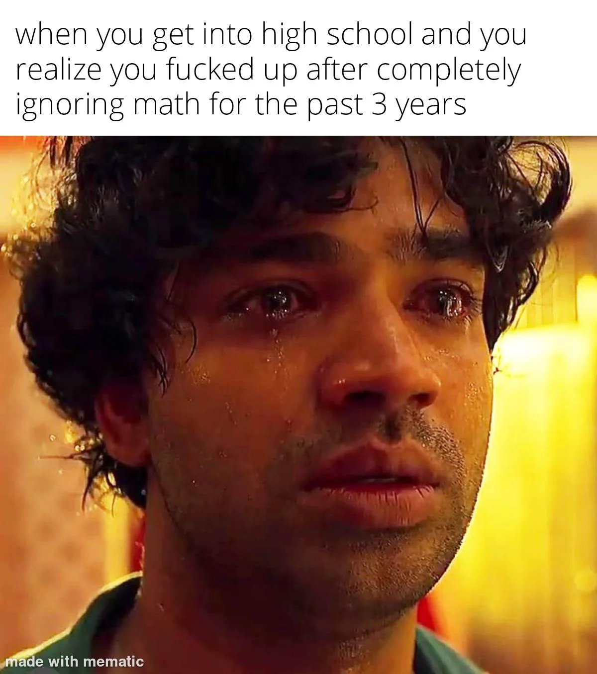 I'm actually so fucking cooked