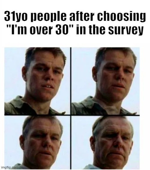 I'm getting old