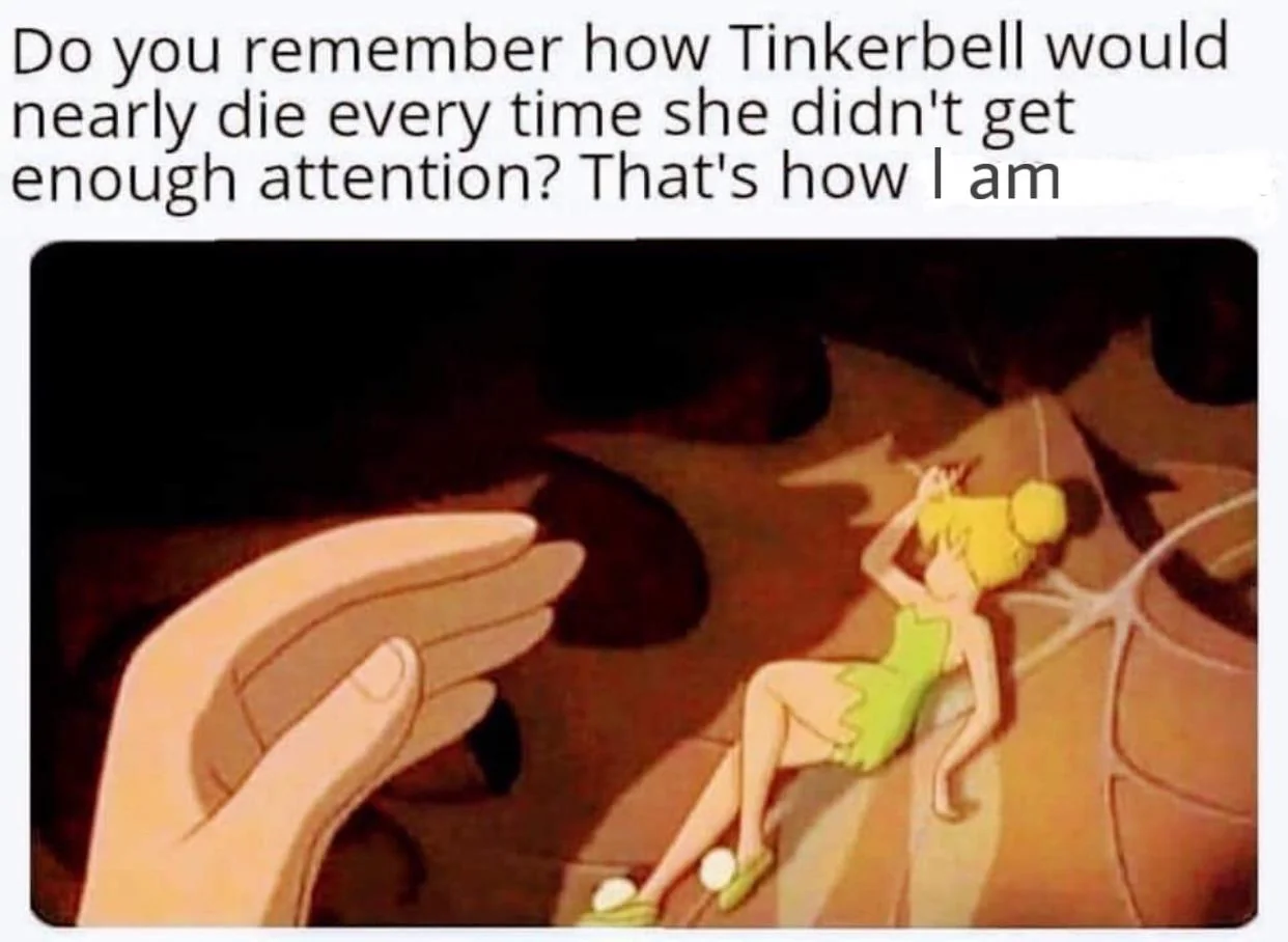 I’m tinker bell
