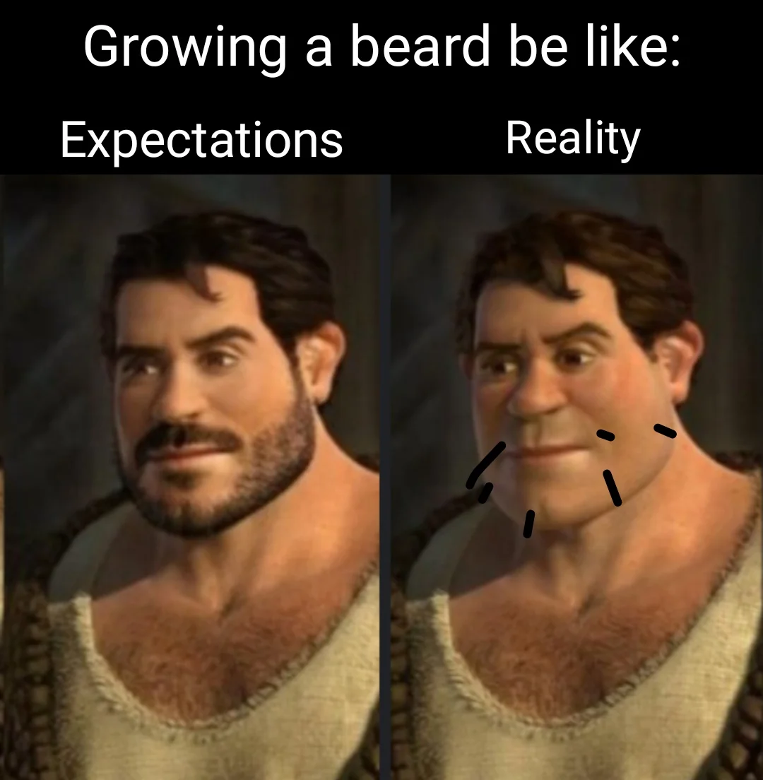 Imagine having a beard