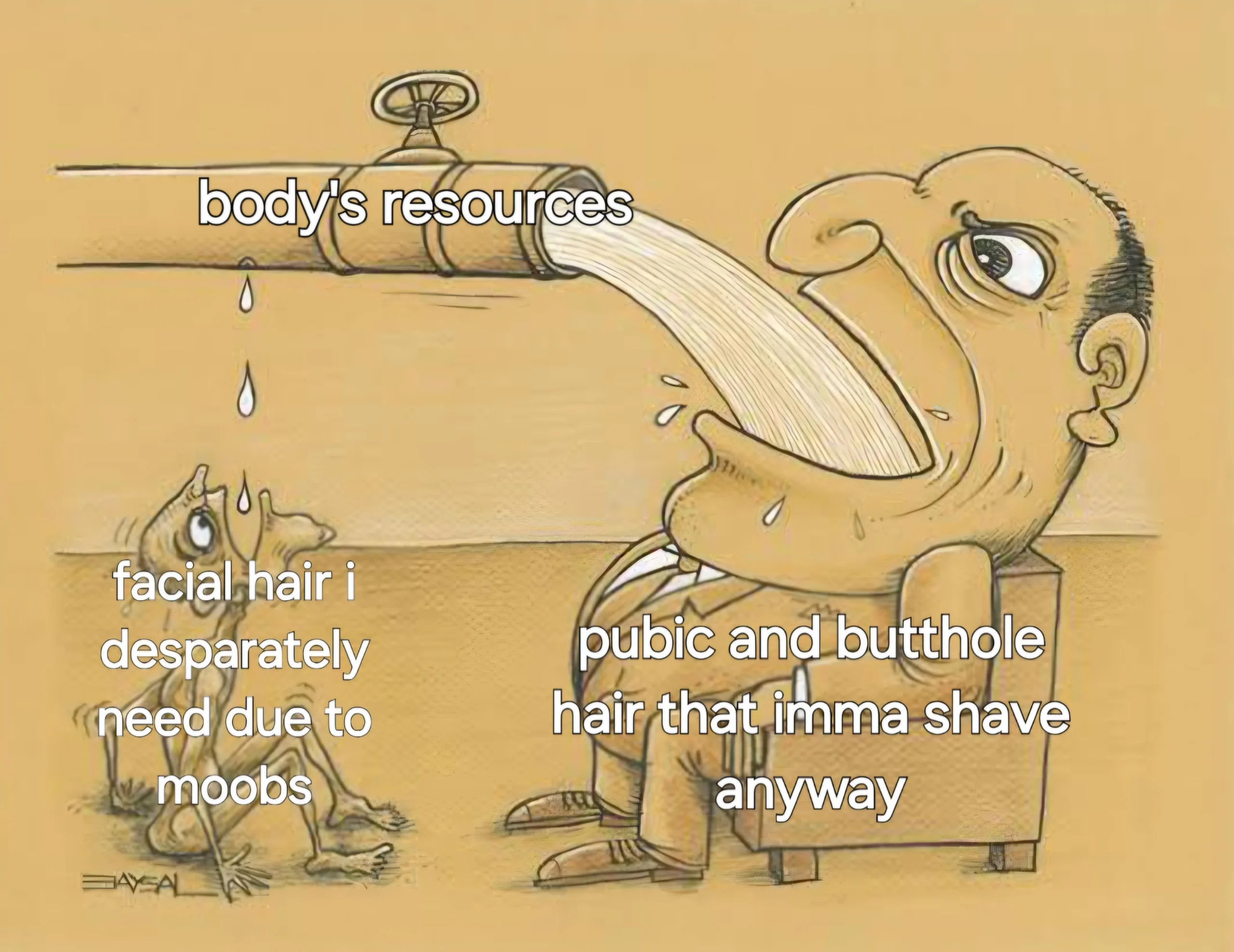 Ironically I'm the fat guy. Yeah I'm losing weight but none of it seems to be from there.