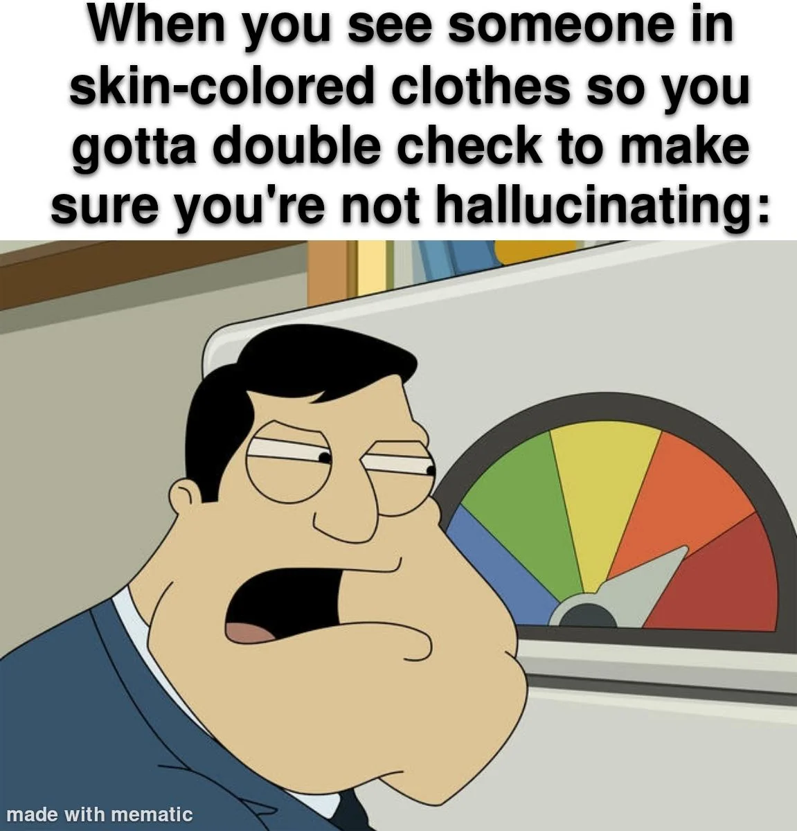 It burns my eyes for a brief moment