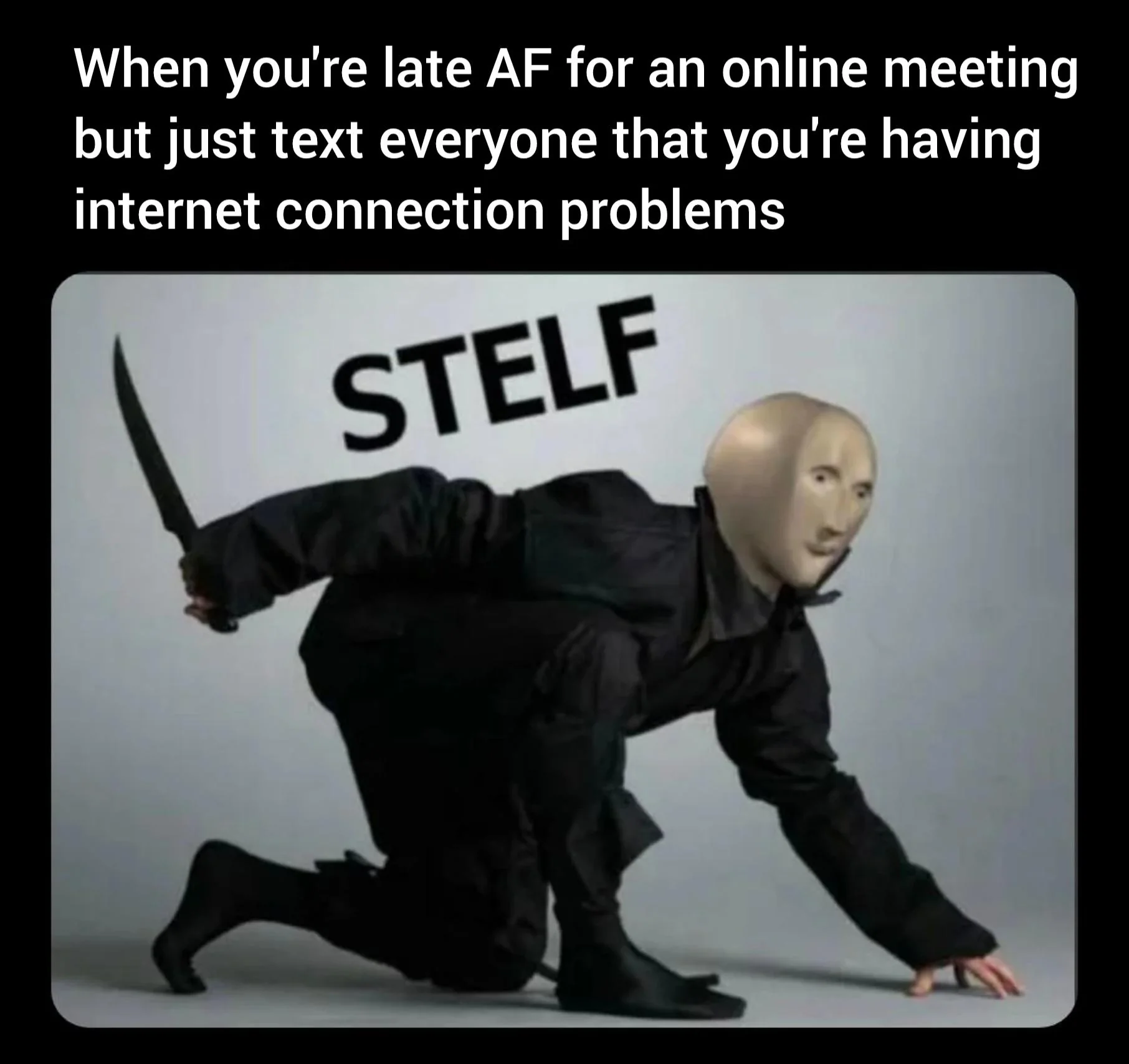 It's just technical issues, not my fault