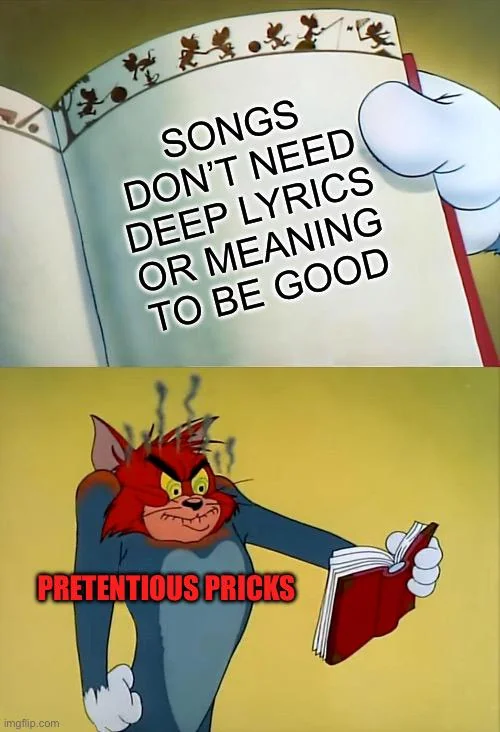 It’s okay for music to not be about anything