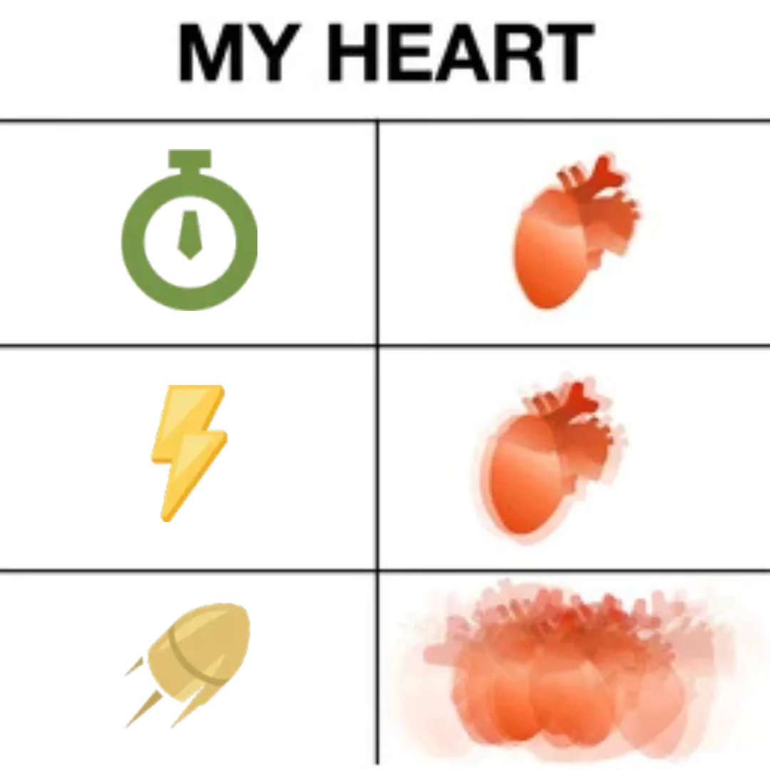 Last to heart attack wins