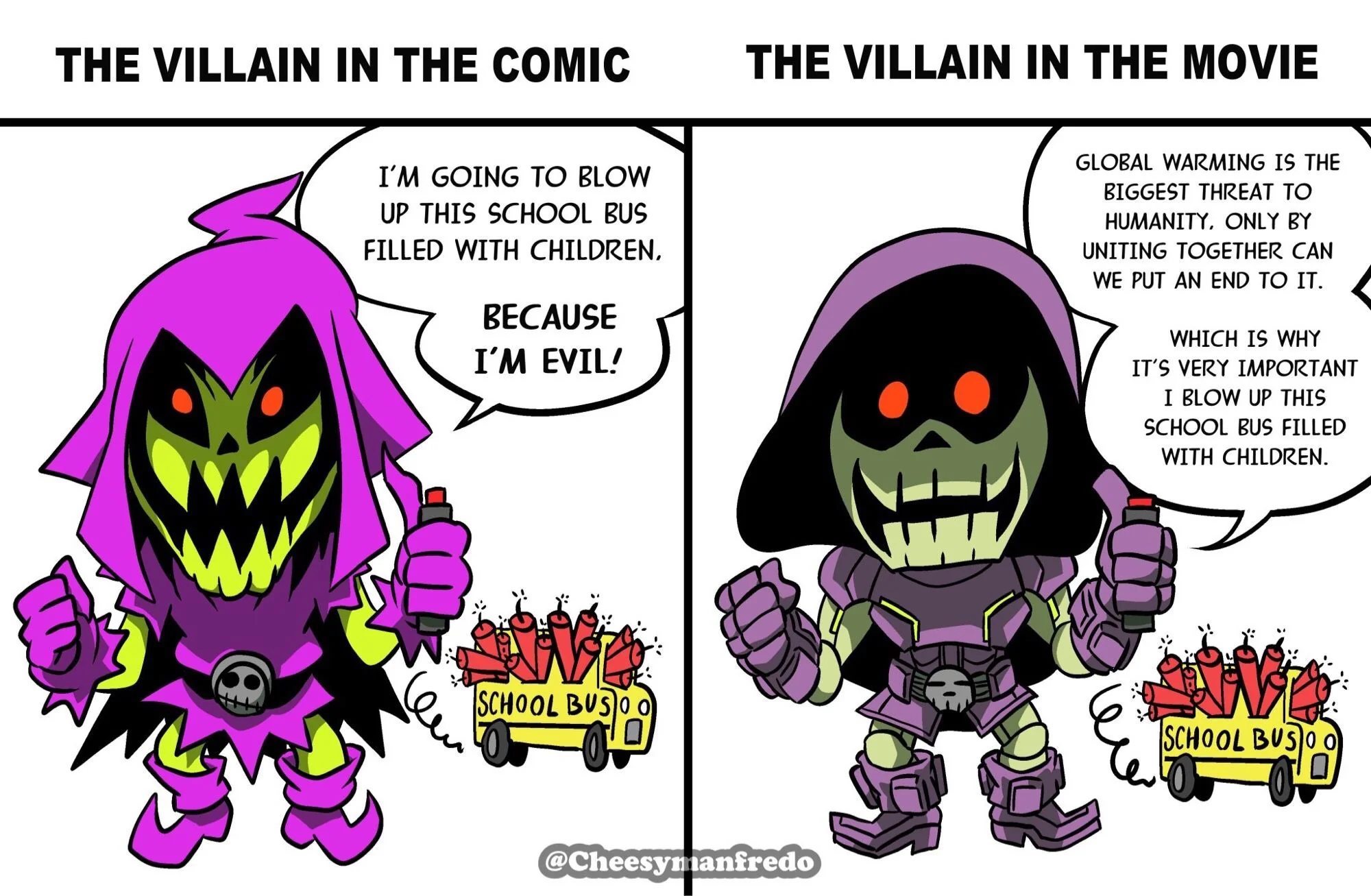 Let villains be evil again