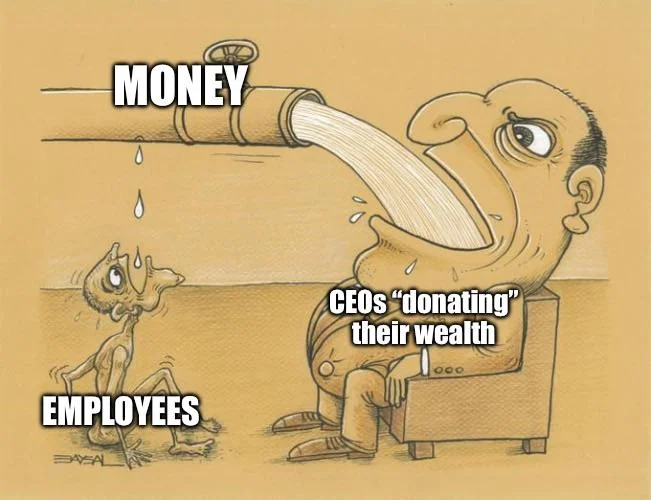 Let’s help the poor, but not our employees