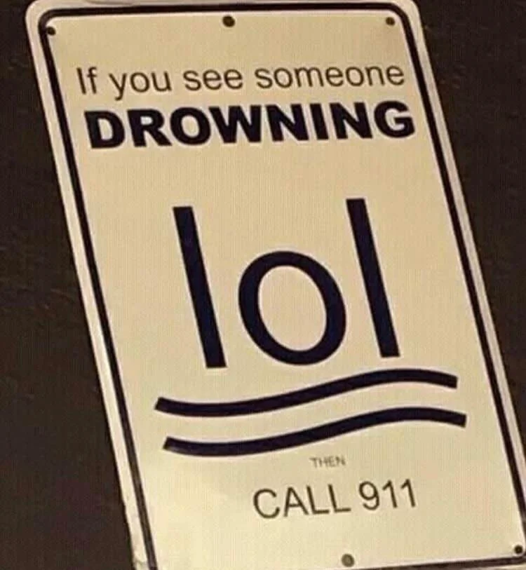 lol im drowning