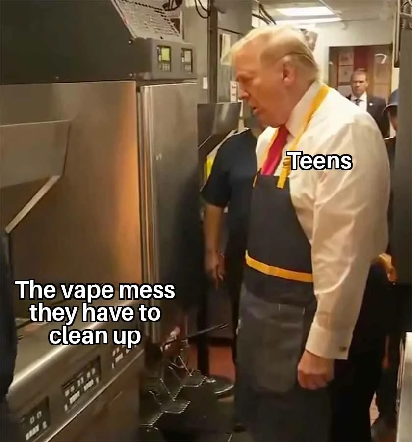 Look at all that smell