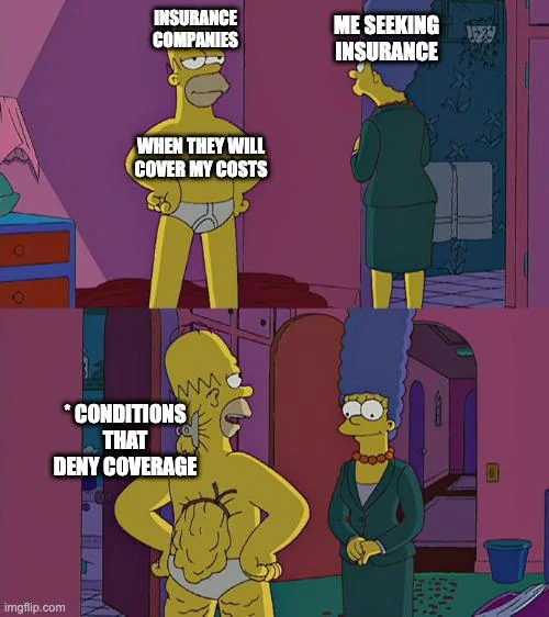 Magical asterisk when buying insurance