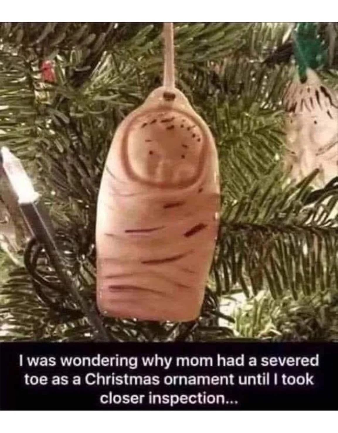 Maybe she’s reusing halloween ornament idk