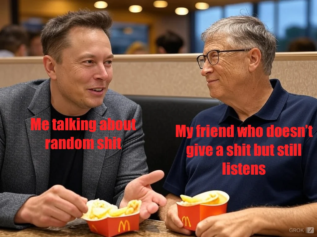 Me and bro talking about the ethics of ai art memes