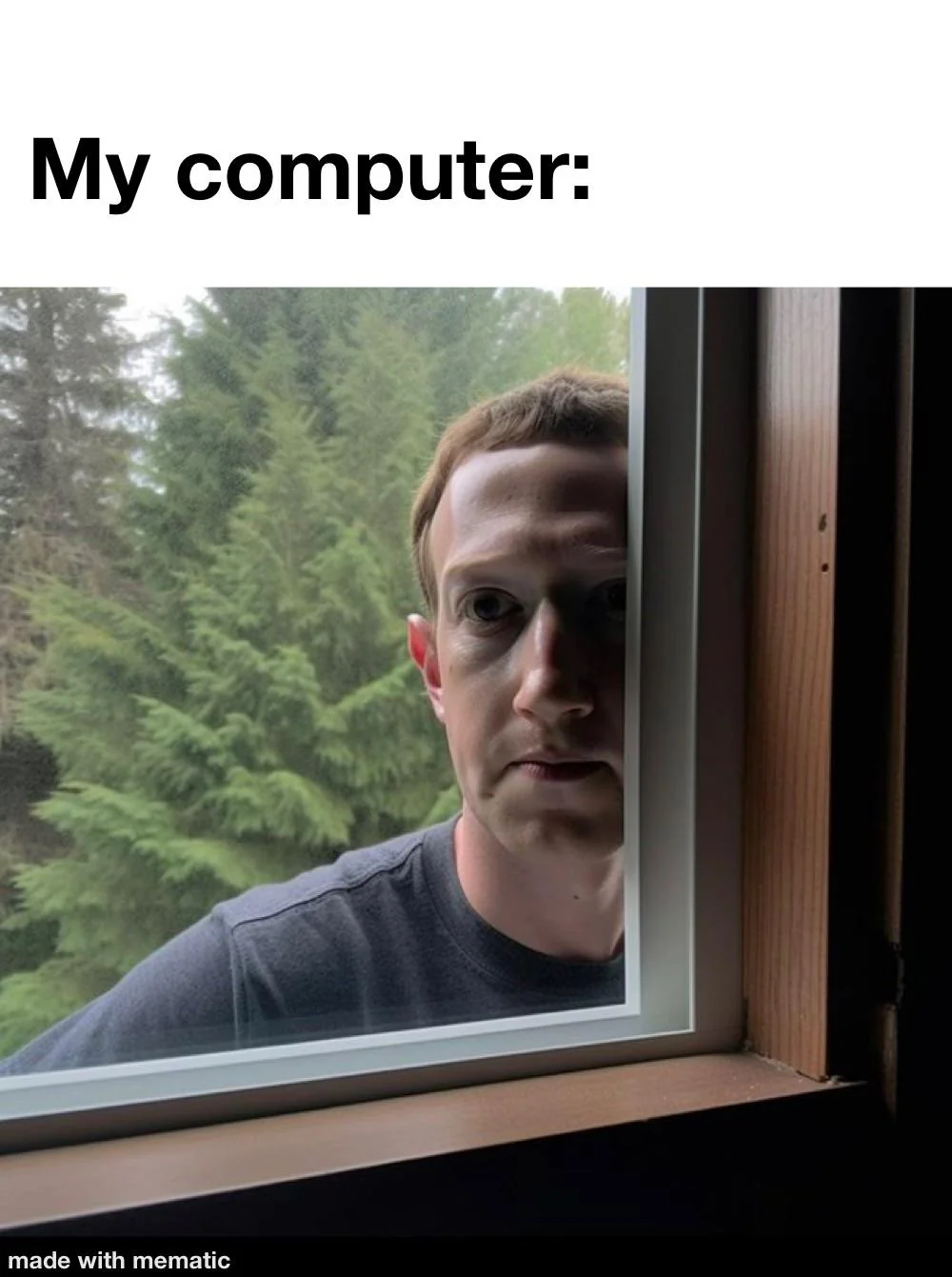 me using a windows computer browsing facebook