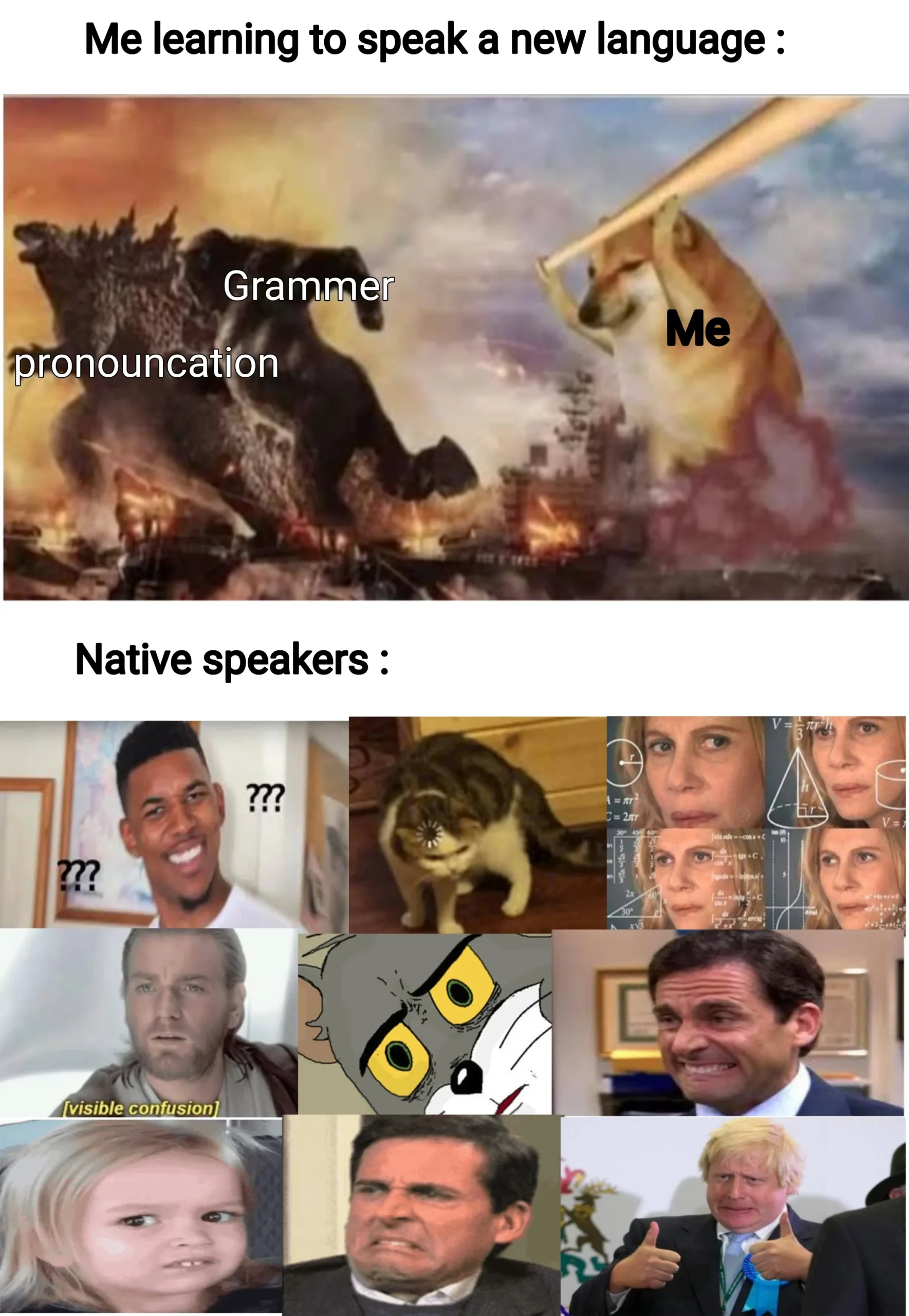 Me when languages