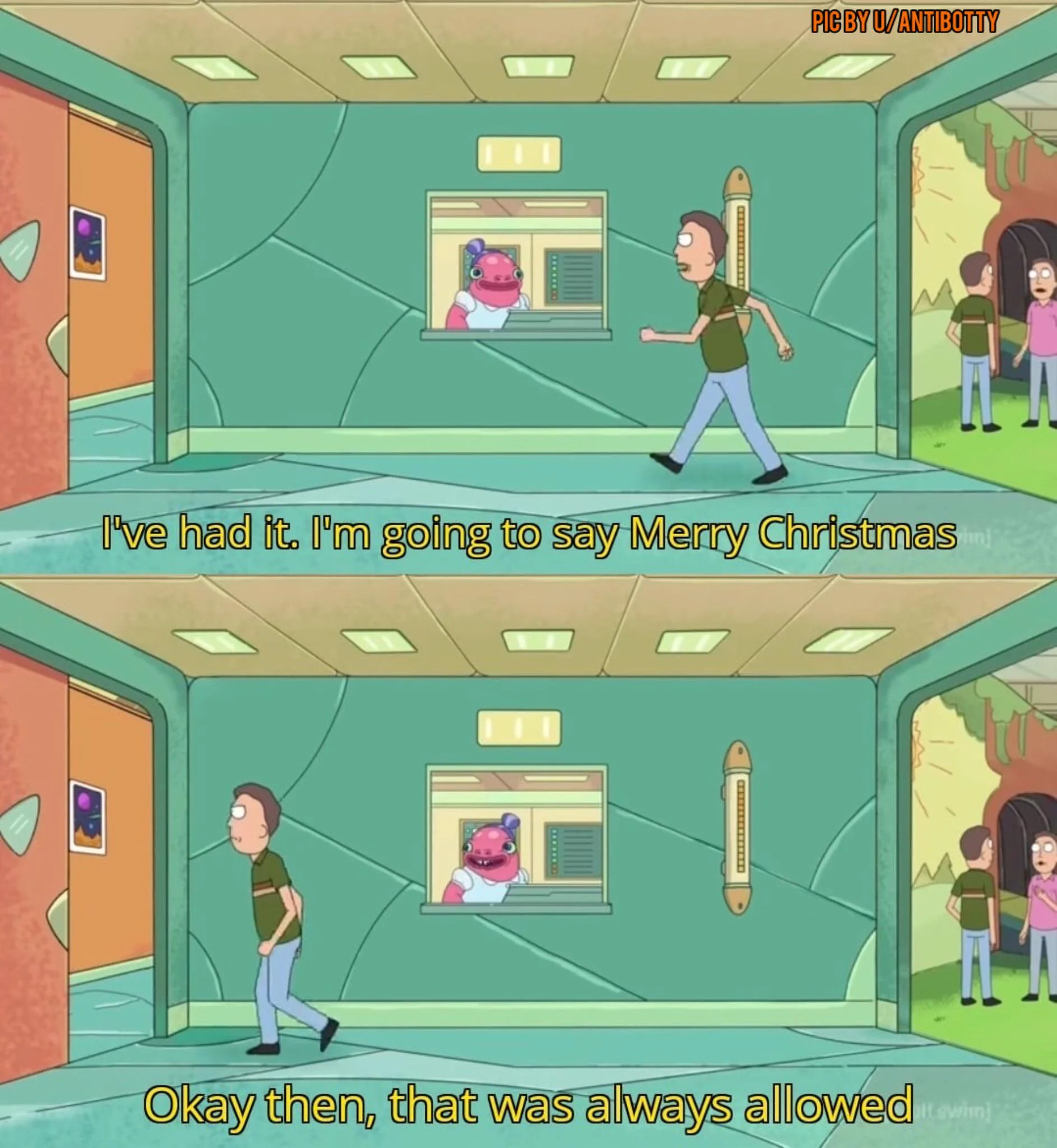 *Merry Christmas* - see? no one cares