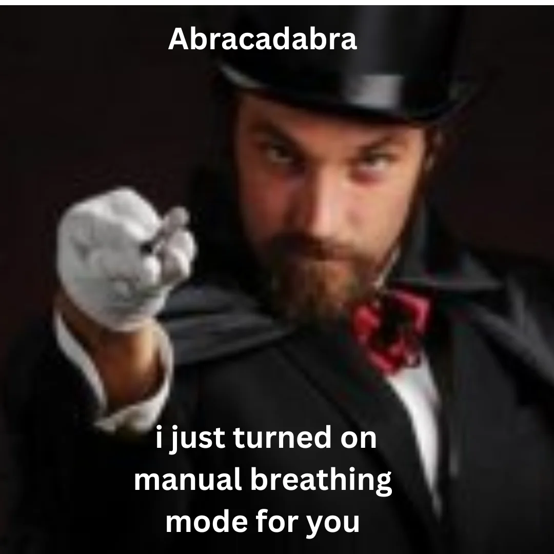 might as well turn on manual blinking