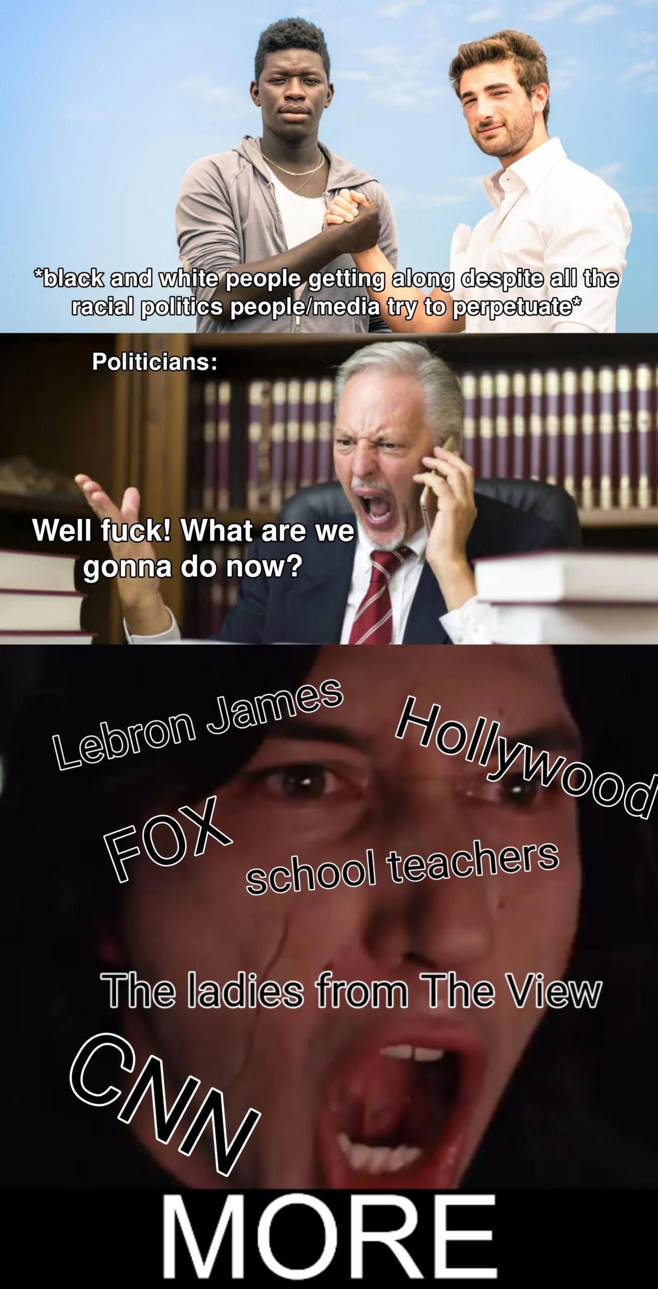 Morgan Freeman got it right