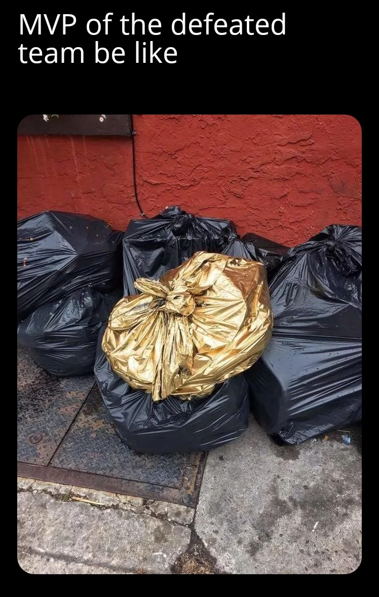 Mvp of the defeated team