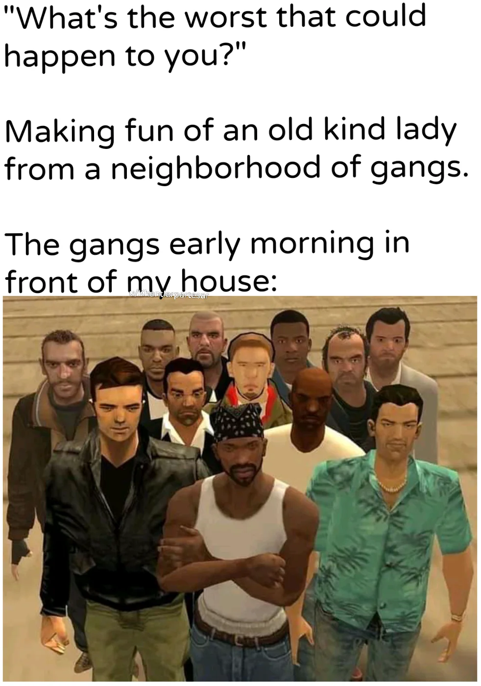 never mess with those angels!