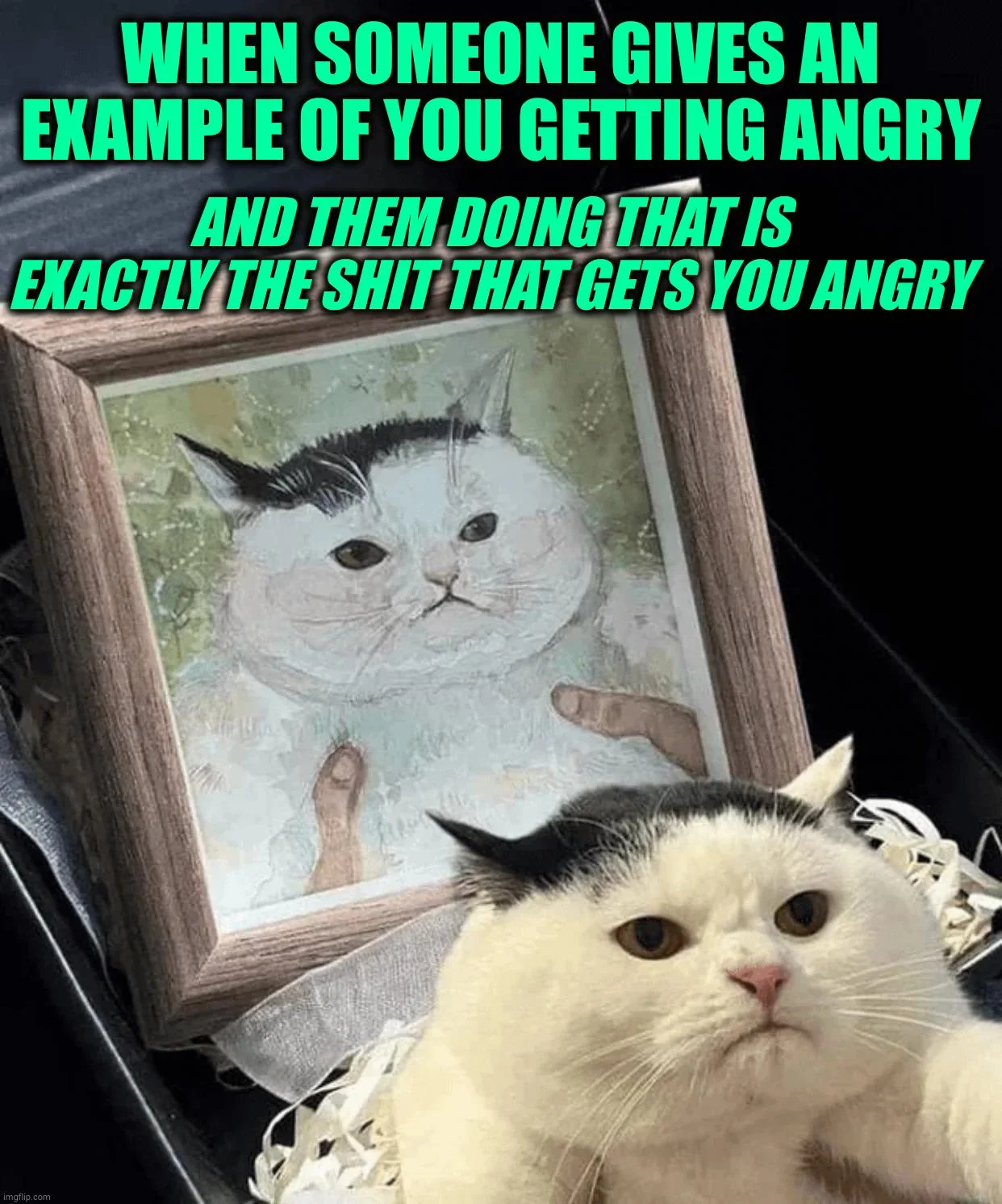 no I'm angry because you... oh nevermind!