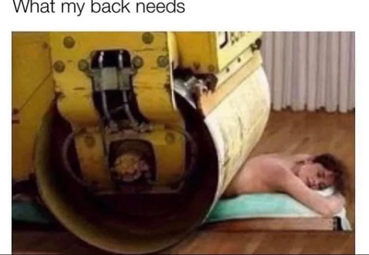 No massage can fix me!!!