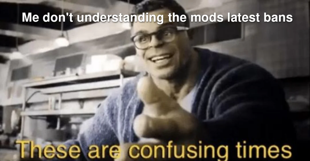 No more h*lk memes they said...