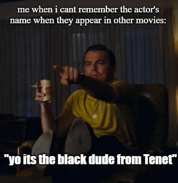 Not good at names but the face.