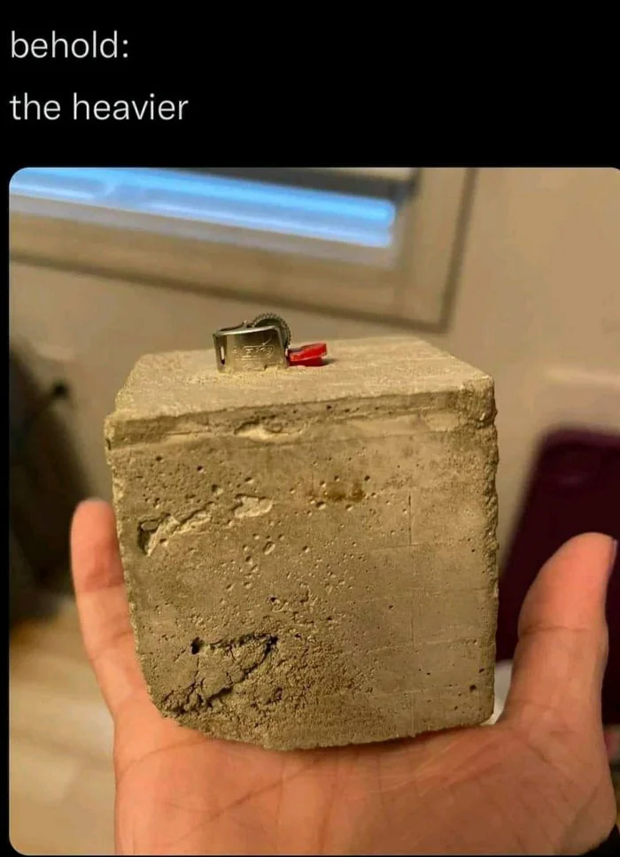 Not so light anymore.