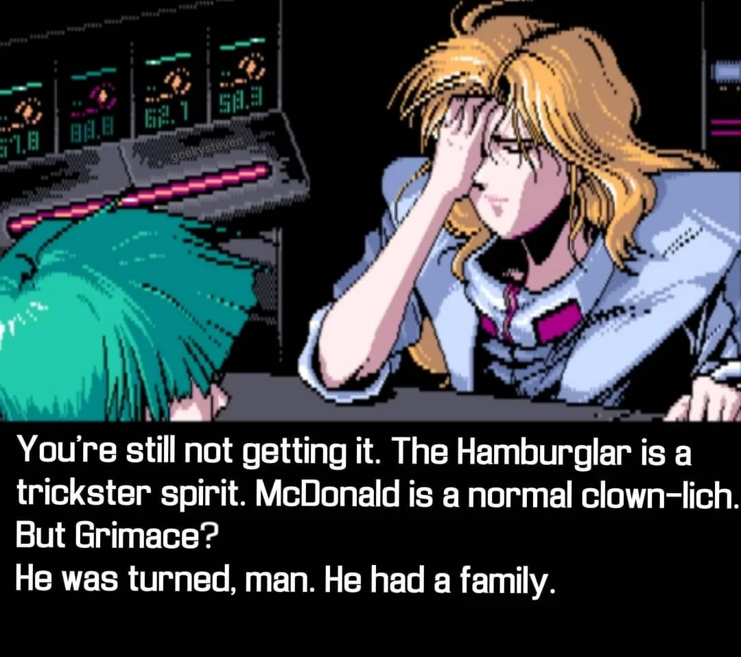 Nothing can stop the Grimace.