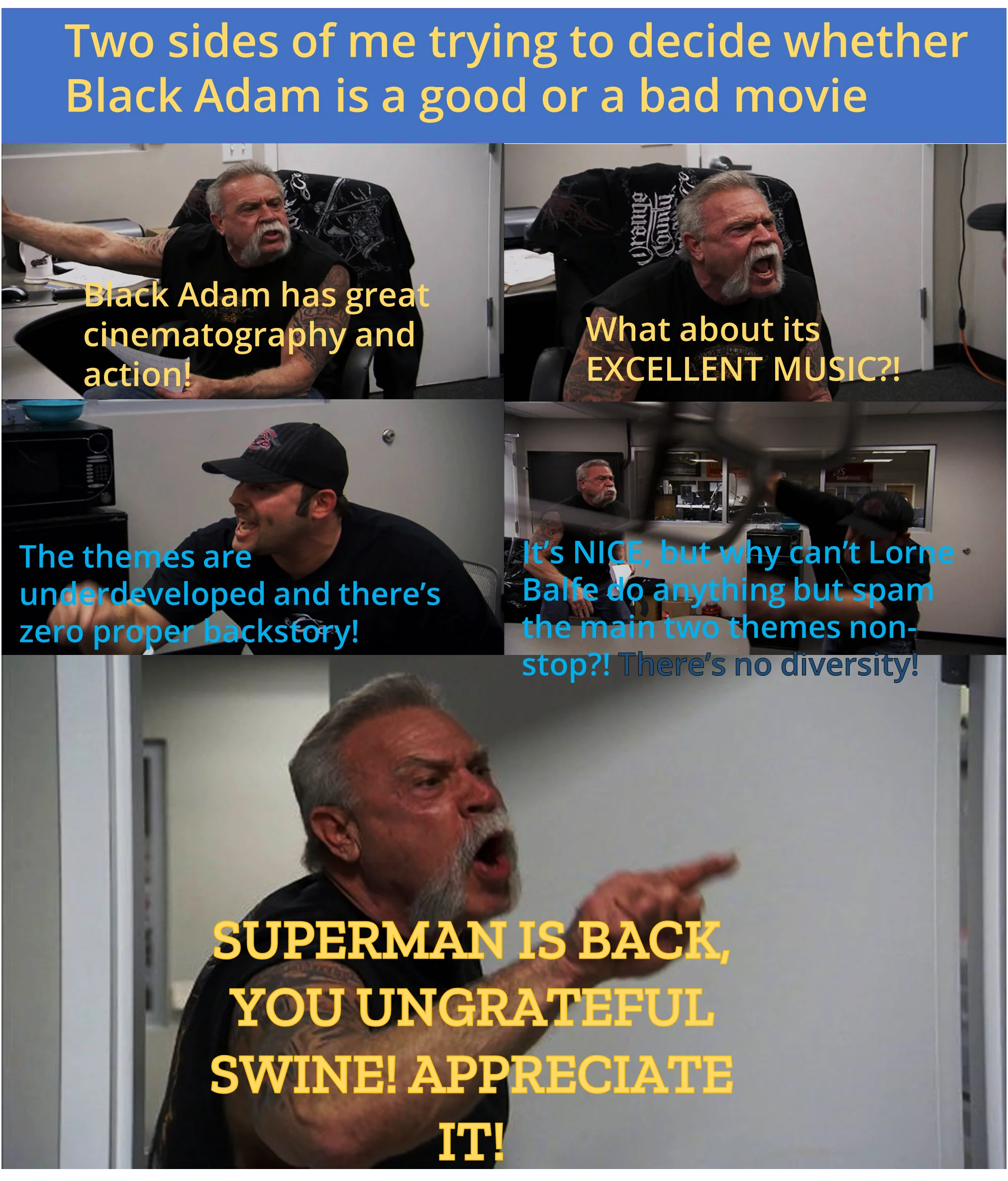 Now THAT's what I call INTERNAL CONFLICT