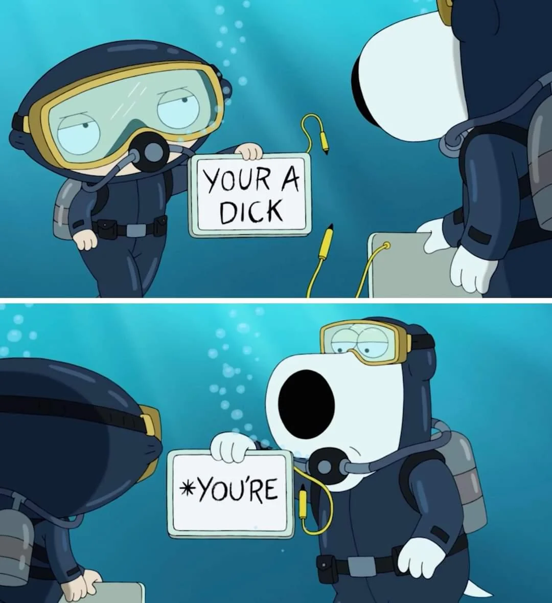 People arguing in the comments section.