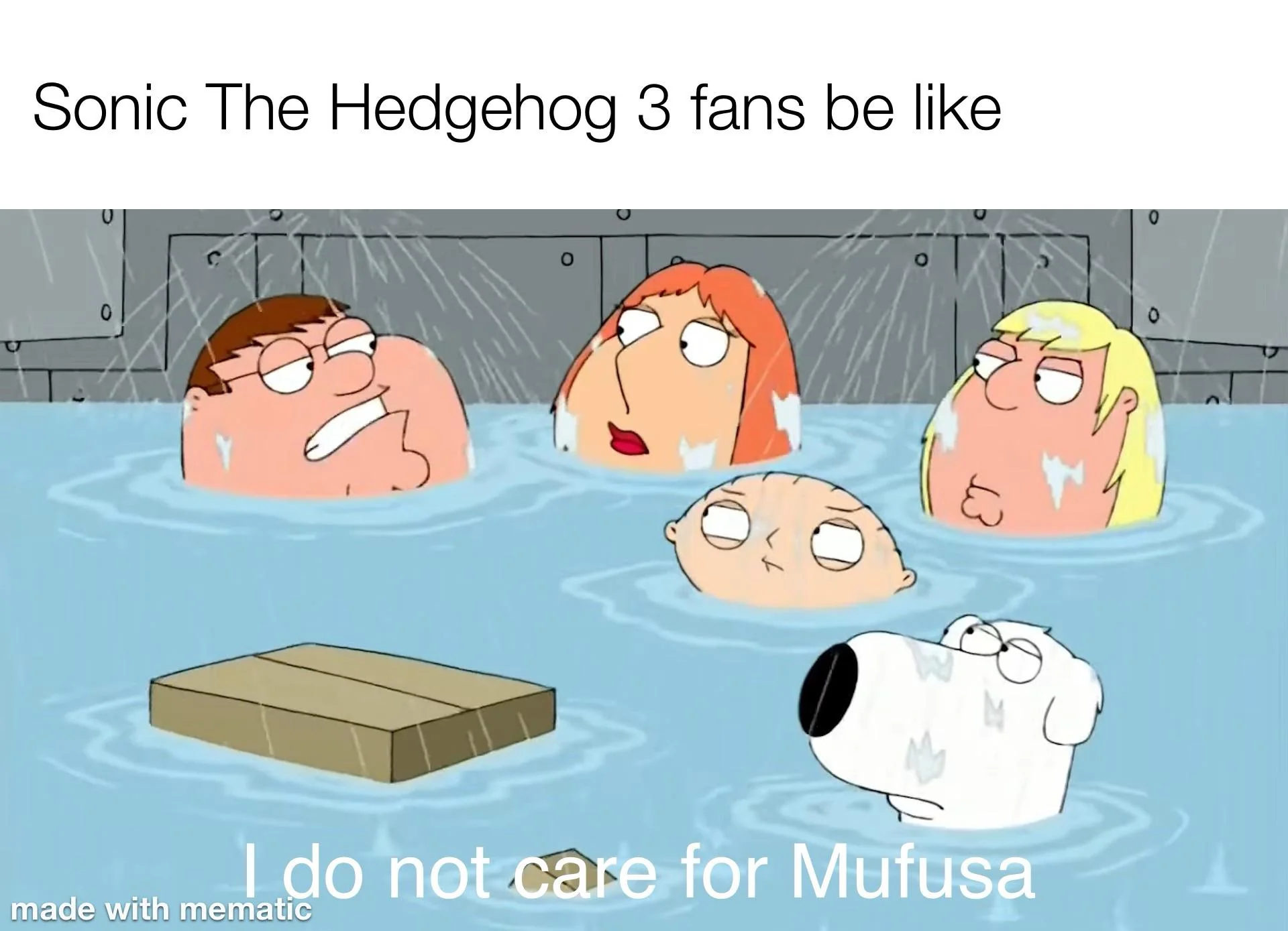 People seeing Sonic 3 over Mufusa