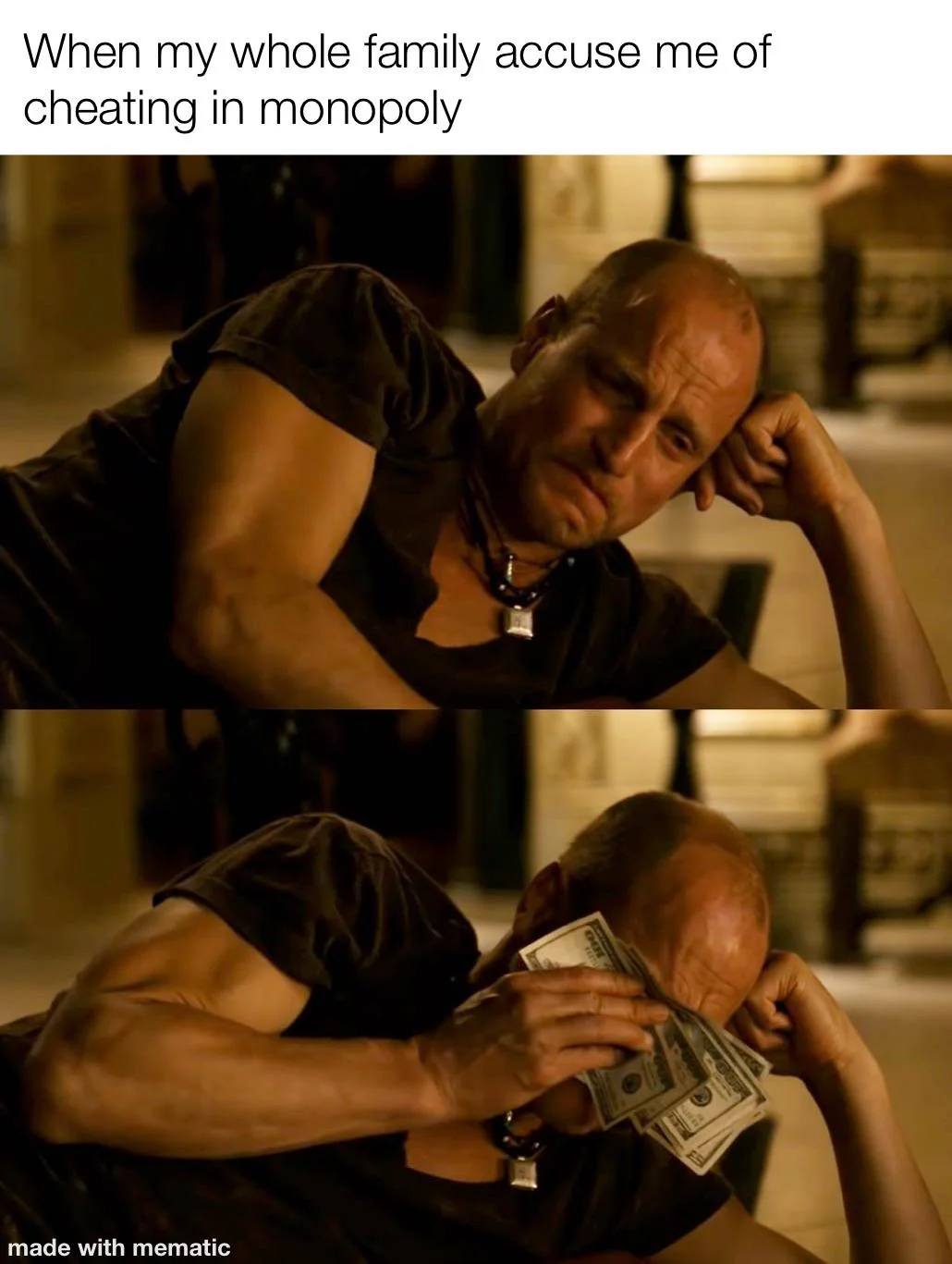 Perks of being the banker 🤷‍♂️