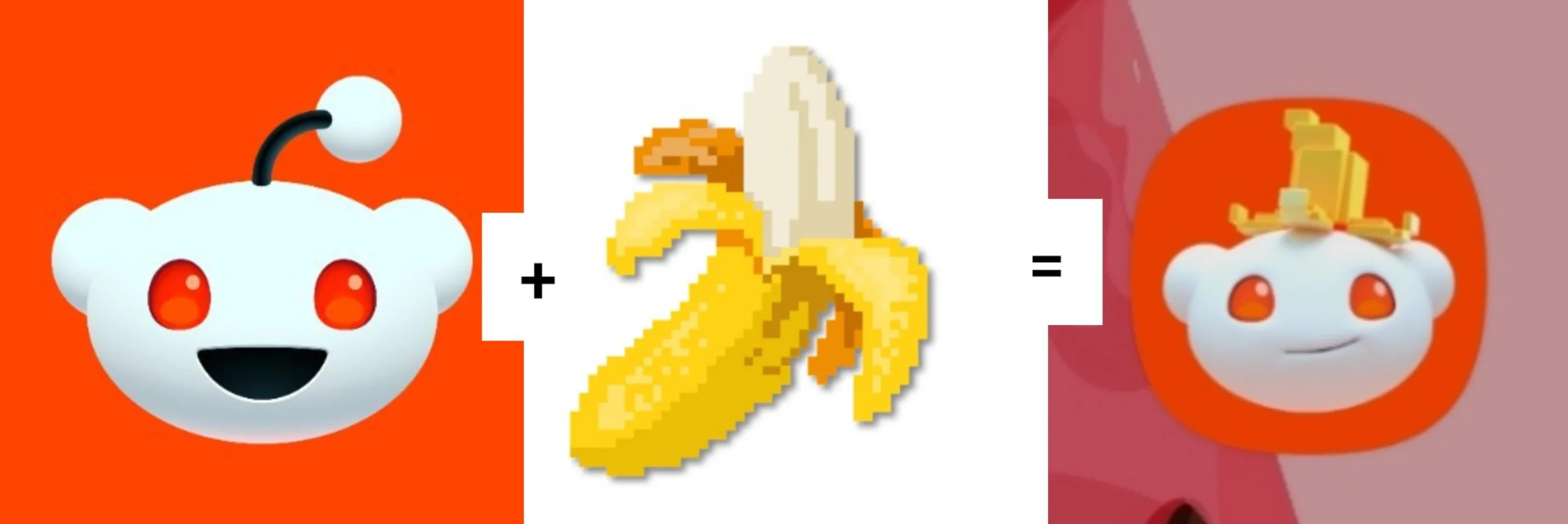 Pixelated banana