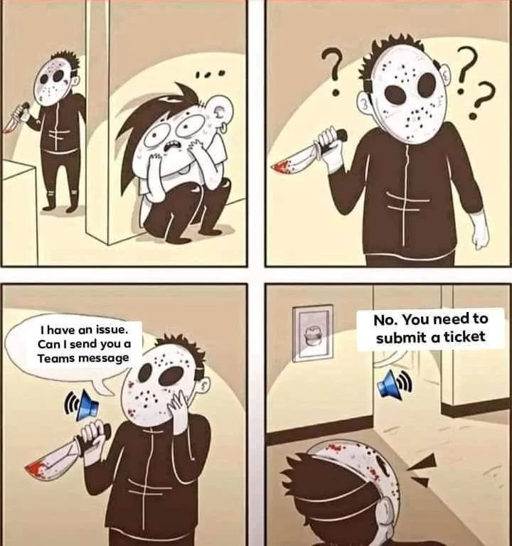 POV: How to catch an IT person hiding...