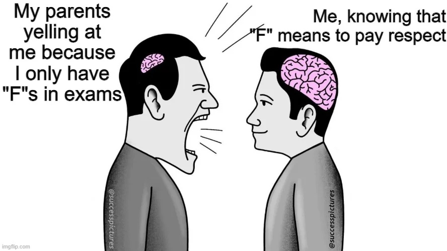 Press F to connect brain