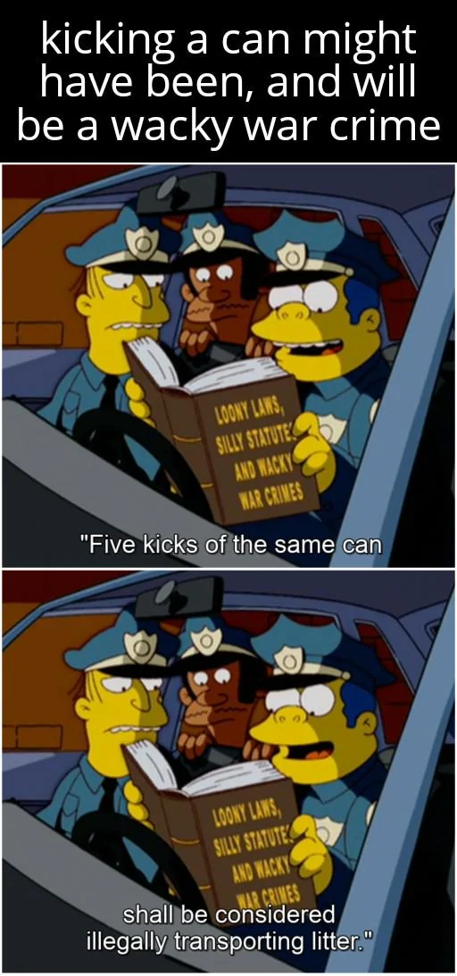 Recycling old loony laws