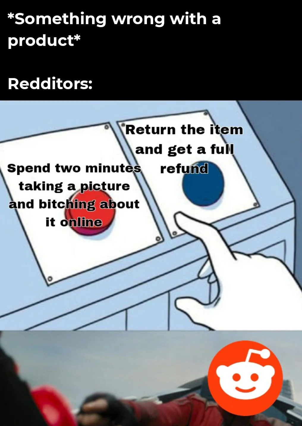 Refunding an item is so simple. It's not that hard, guys.