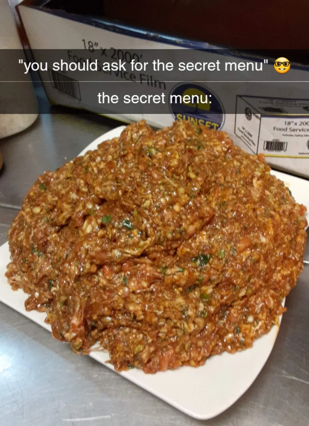 saw my brother watching a video on Arby's secret menu and was reminded of this