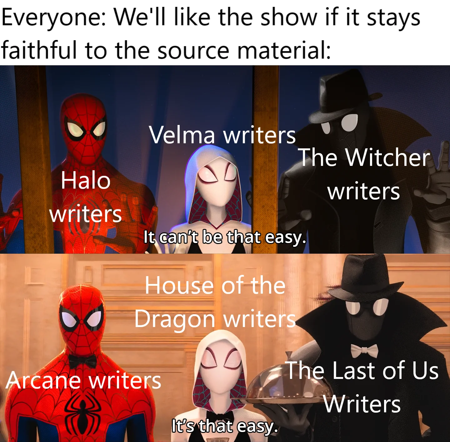 Seriously guys, it's not that hard