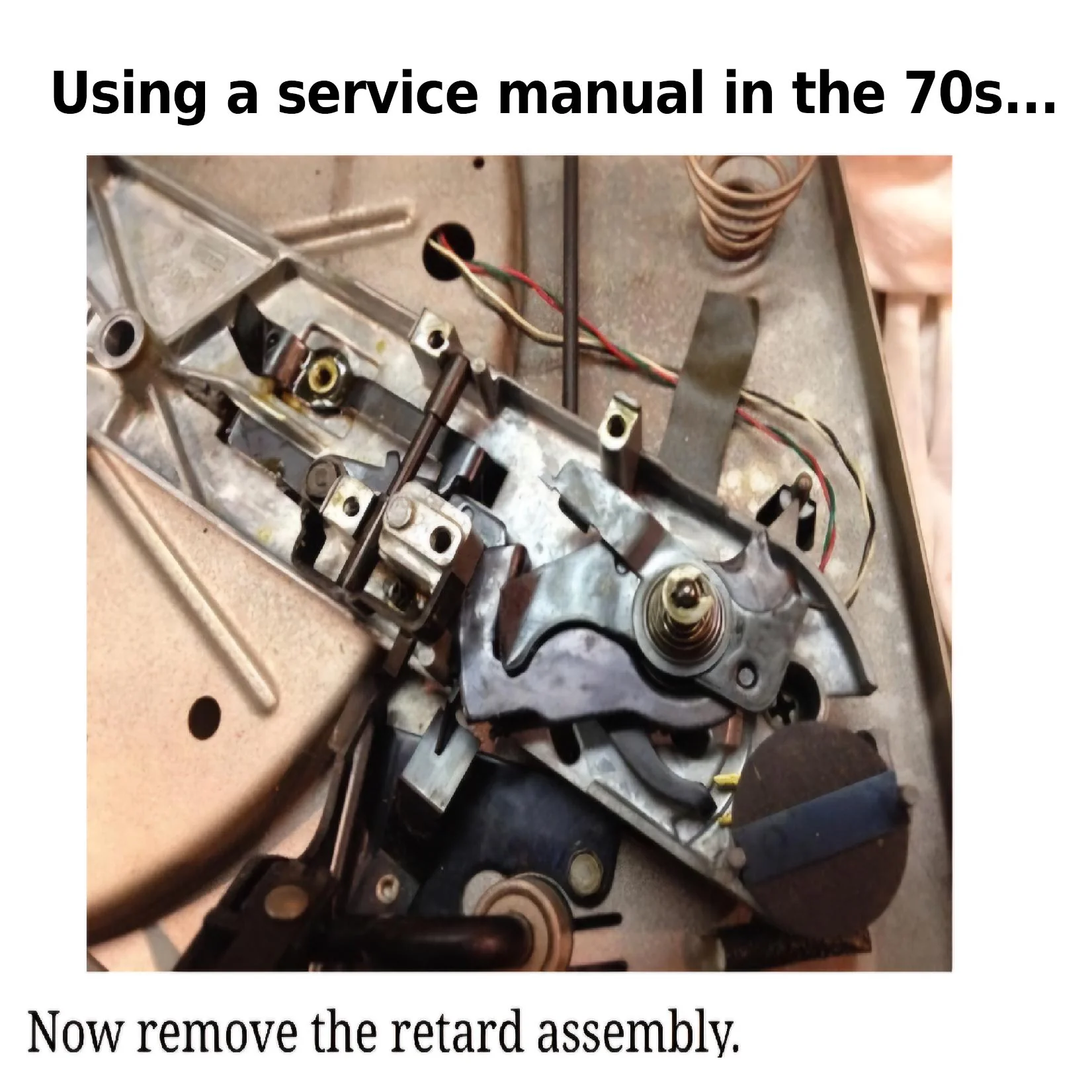 Service Manuals in the 70s