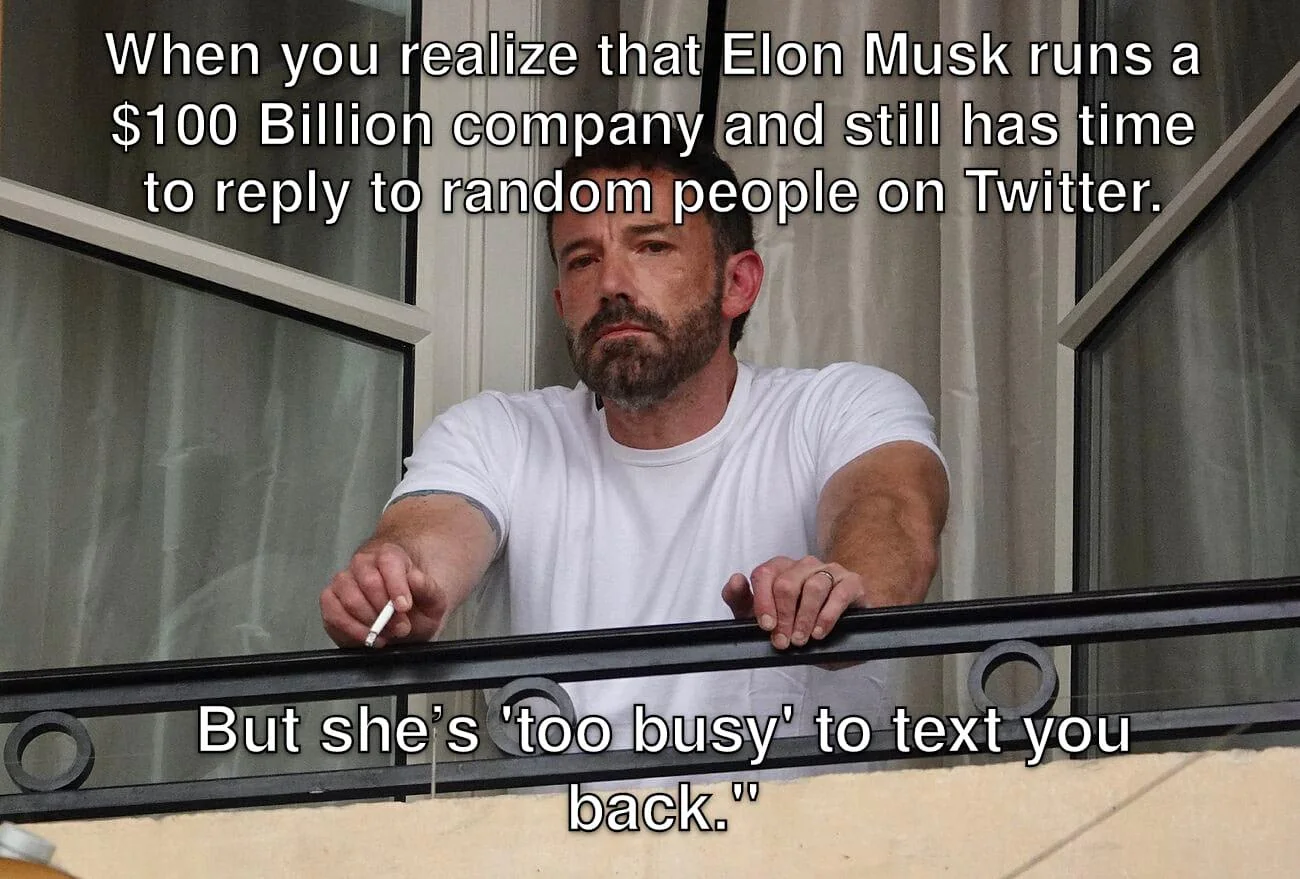 she is just busy guys...